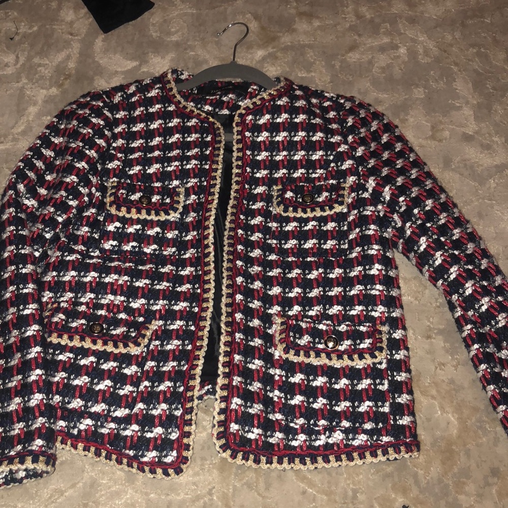 Zara tweed blazer